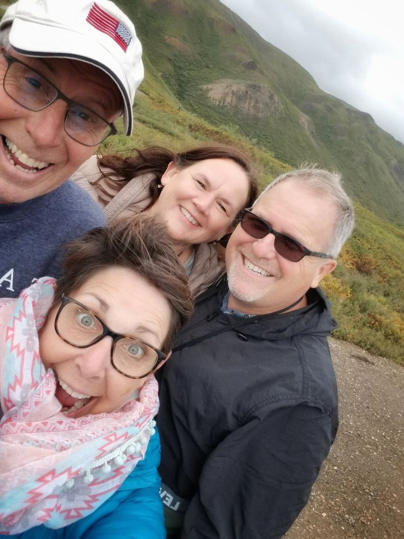 selfie of four adults