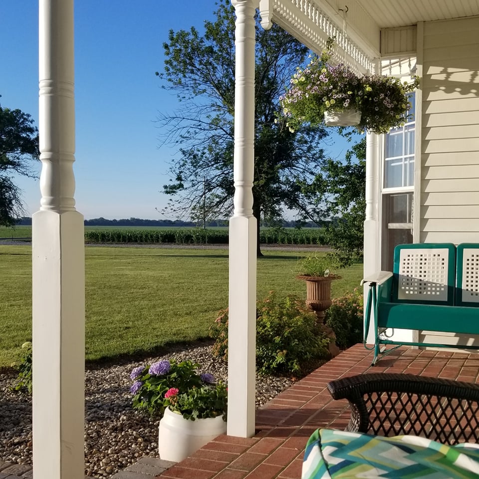 front porch, country porch