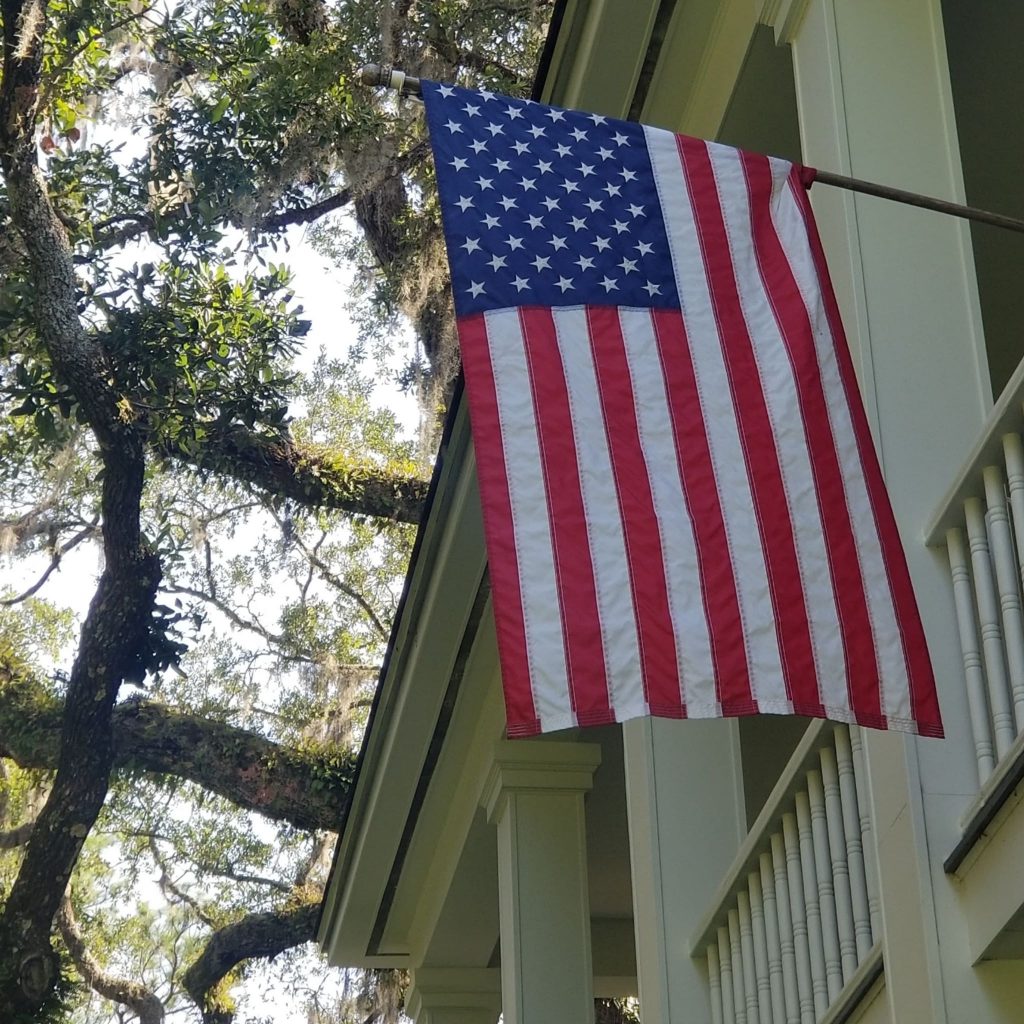 flag, United States flag, Eden Garden