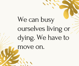 quote about living and dying